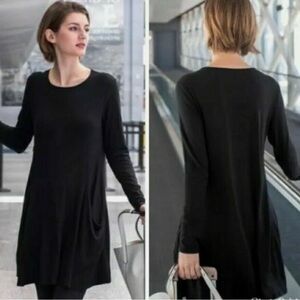 Betabrand tunic travel dress NWT size XL silk blend